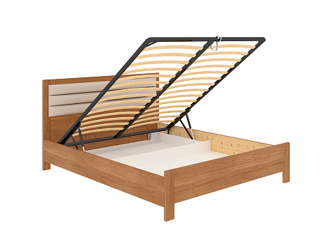 Кровать в стиле минимализм Prima с подъемным механизмом - Кровать в универсальном дизайне с подъемным механизмом и бельевым ящиком.