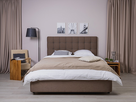 Кровать 90х190 Leon - Современная кровать, украшенная декоративным кантом.