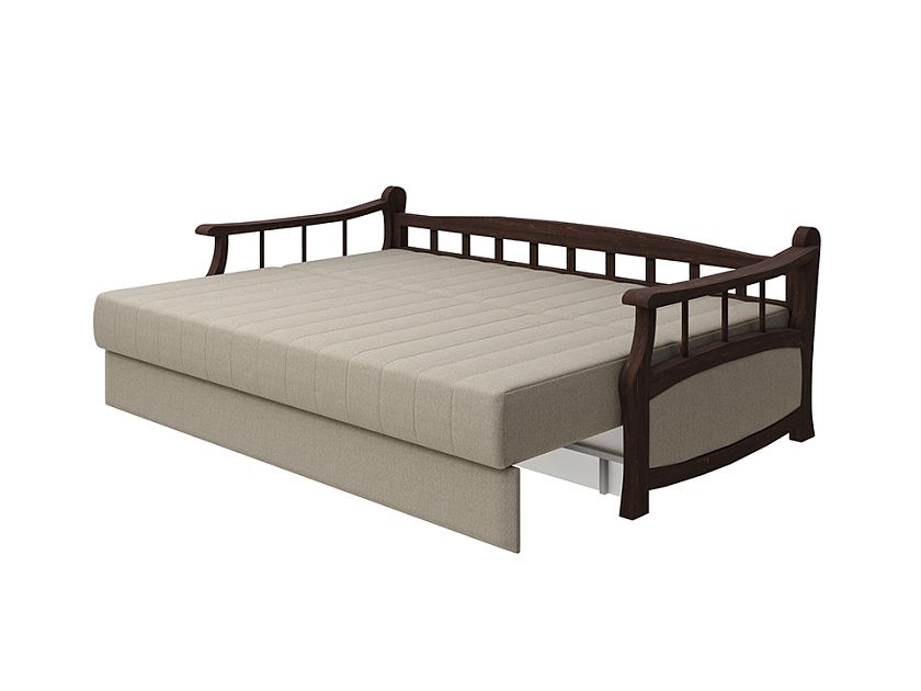 Диван-кровать Blossom Middle 154x203 ЛДСП+ткань Лофти Сиреневый/Венге - Диван-кровать с механизмом пантограф
