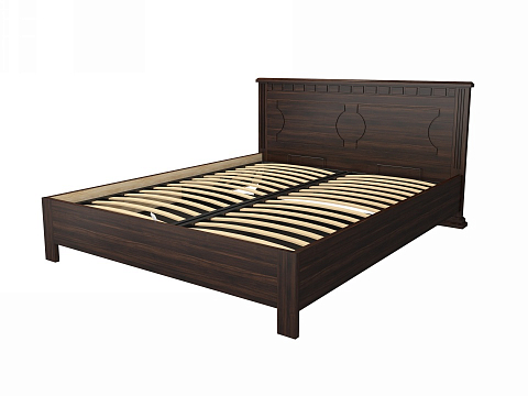 Кровать с ящиками Milena-М-тахта с подъемным механизмом - Кровать в классическом стиле из массива с подъемным механизмом.