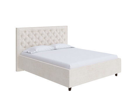 Кровать 140х190 Teona Grand - Кровать с увеличенным изголовьем, украшенным благородной каретной пиковкой.